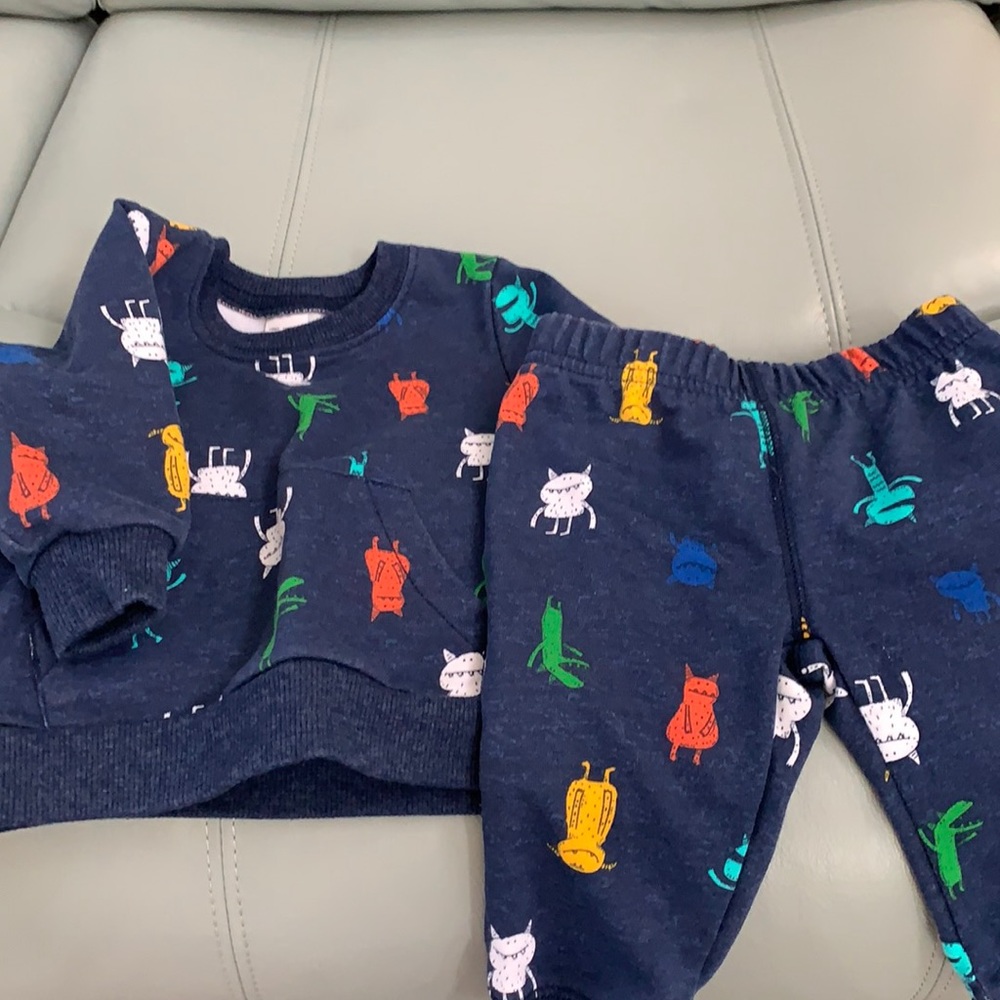 Sweatsuit with Monsters